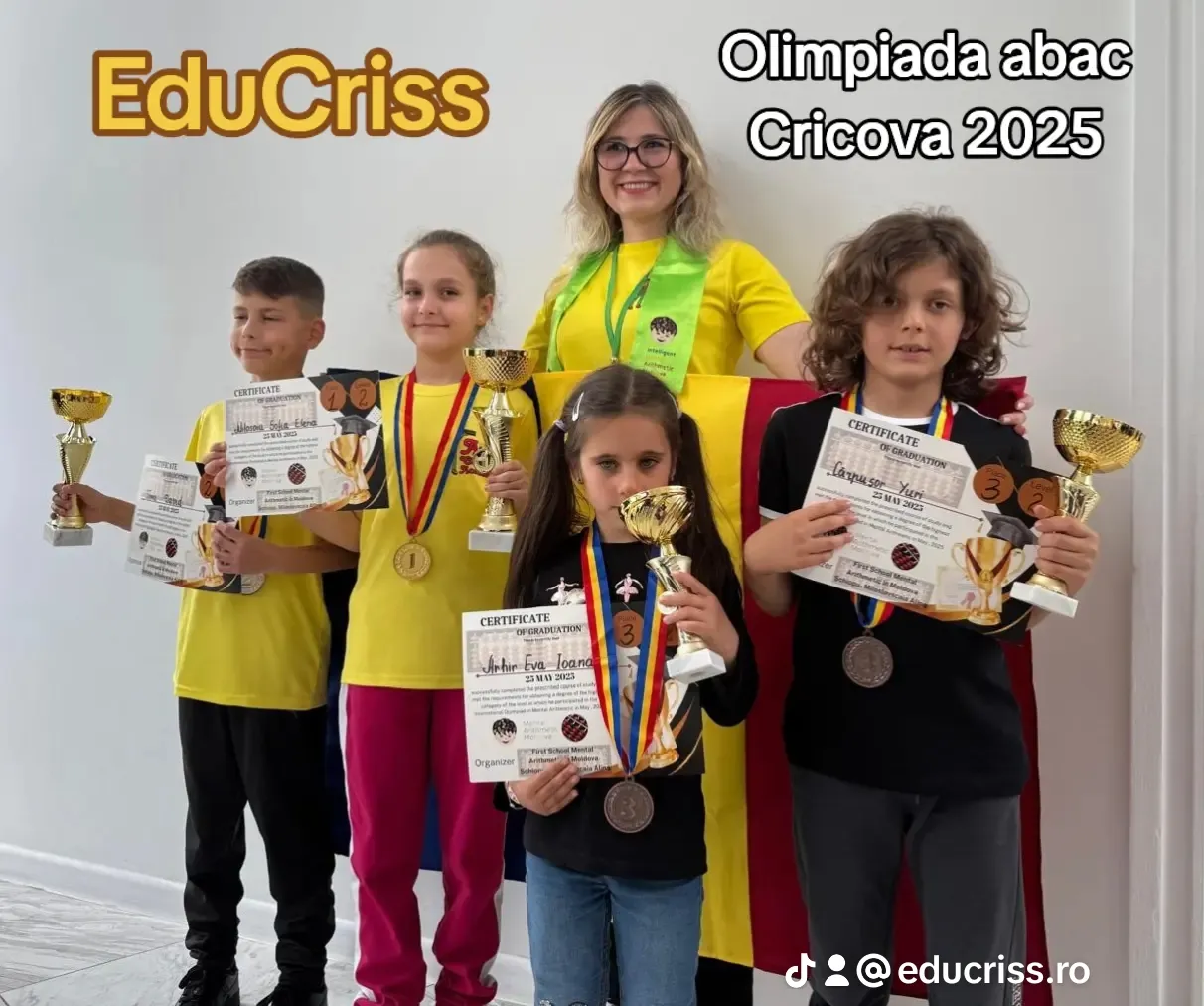 Moment festiv de la campionatul de la Chișinău 2025